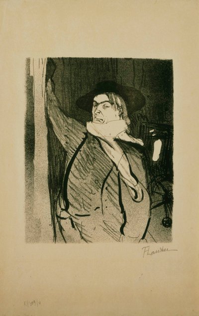 Aristide Bruant by Henri de Toulouse Lautrec